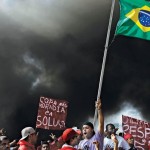 One of the many protests against the 2014 World Cup in Sao Paulo, May 15, 2014.